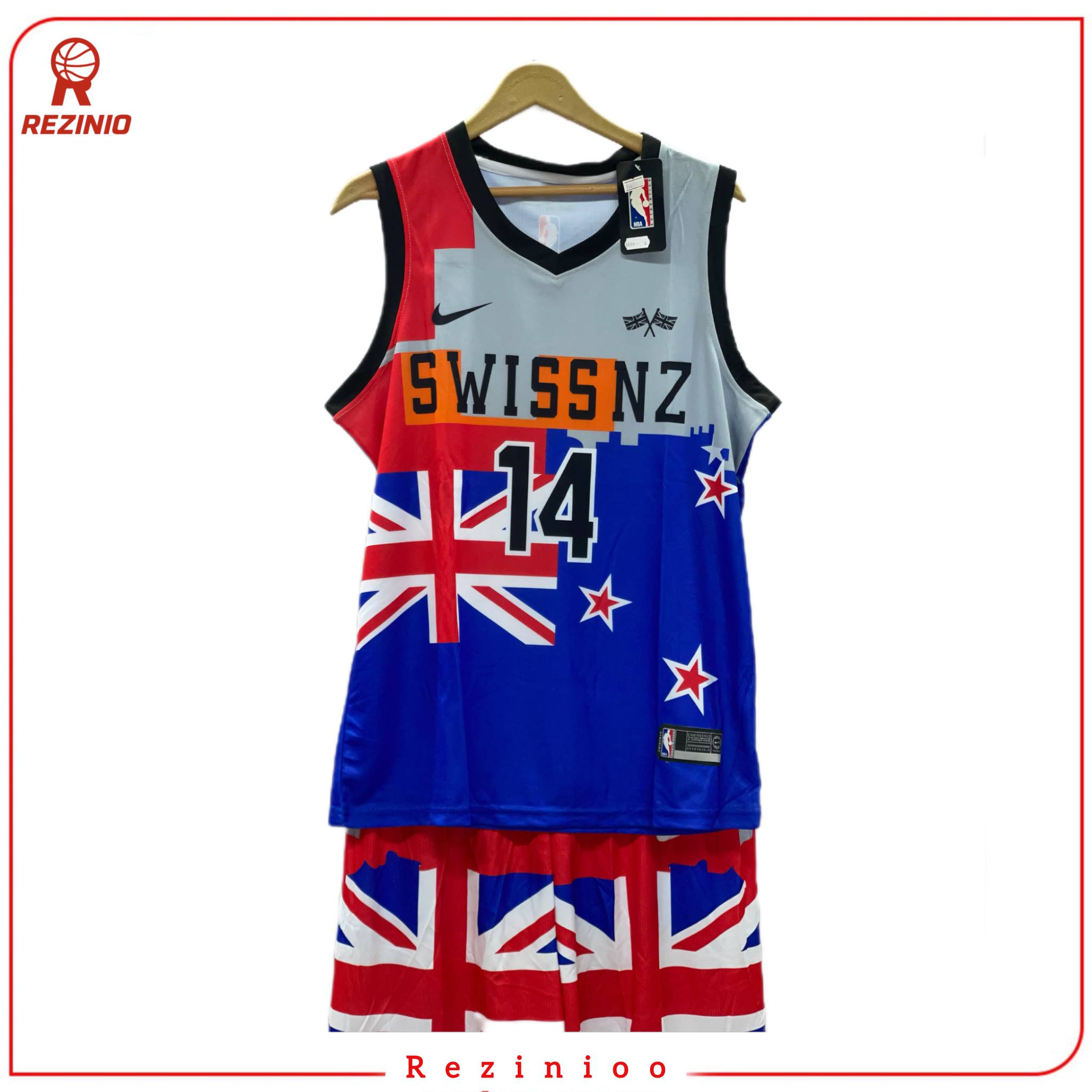 ست تاپ و شلوارک بسکتبالی طرح SWISSNZ